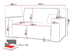 Schlafsofa Viva Vox III Grau