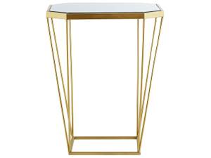 Couchtisch SIERRA 2-tlg Gold - Glas - 45 x 50 x 26 cm