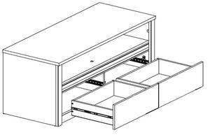 Lowboard MALTA Braun - Holzwerkstoff - 130 x 53 x 52 cm