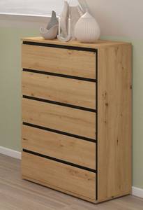 Kommode NAXOS 5S Braun - Holzwerkstoff - 60 x 106 x 40 cm