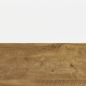 Eckschreibtisch Büromöbel Set SVEA Weiß - Holzwerkstoff - Metall - 140 x 77 x 140 cm