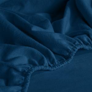 Spannbettlaken 153647 Blau - 180-200 x 200 cm
