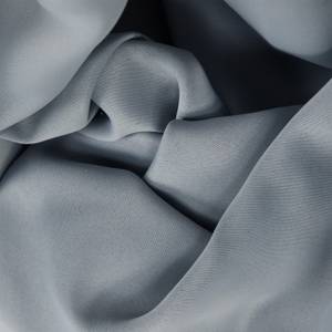 8 x Vorhang grau 175 x 135 cm Grau - Metall - Textil - 135 x 175 x 1 cm