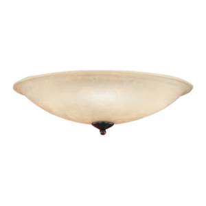 Plafonnier Colonial Beige - Verre - Métal