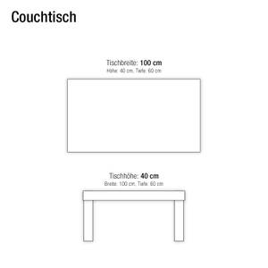 Couchtisch Sundsvall Milchglas