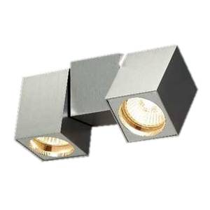 Wandlamp Cub 2 lichtbronnen - vierkant, draaibaar - aluminium