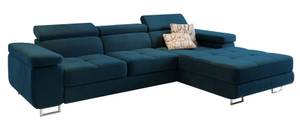 Ecksofa ELMA R-S Blau - Ecke davorstehend rechts