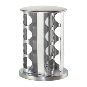 Gewürzkarussell mit 16 Gläsern Silber - Glas - Metall - 22 x 28 x 22 cm
