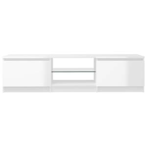 Meuble tv 3009188 Blanc brillant - 40 x 140 cm