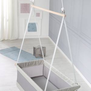 Hängebettchen safe asleep® Grau - Textil - 49 x 35 x 92 cm