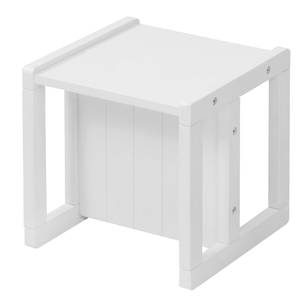 Sitzhocker Roba Basic Weiß - Holzwerkstoff - 30 x 30 x 30 cm