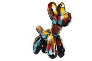 Sculpture moderne Man's Best Friend Métal - 58 x 58 x 22 cm