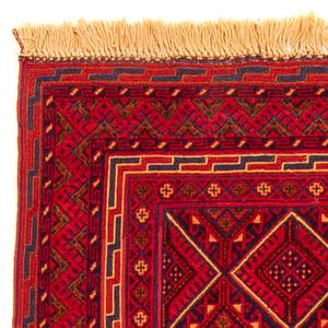 Kelim Afghan - 280x69cm Rot - Naturfaser - 69 x 1 x 280 cm