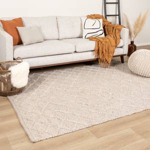 Wollteppich Knit Beige - 200 x 290 cm