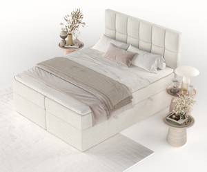 Boxspringbett Ammira Creme - Breite: 200 cm