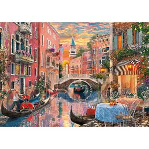 Puzzle Venedig bei Sonnenuntergang Papier - 32 x 8 x 52 cm