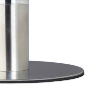 Drehbare Tortenplatte im 2er Set Silber - Glas - Metall - 30 x 7 x 30 cm