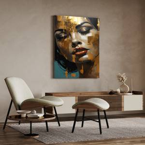 Image PORTRAIT De Femme Visage Glamour 60 x 90 x 90 cm