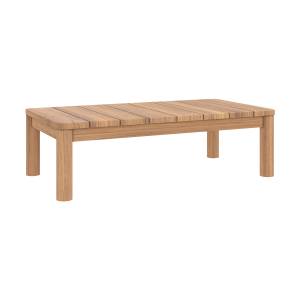 Table basse de jardin Nadila Marron - Bois massif - 115 x 33 x 60 cm