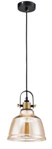 Suspension luminaire Irving 4 Noir - Rose foncé - Métal - 20 x 25 x 20 cm