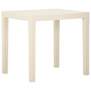 Table de jardin Blanc - Matière plastique - 79 x 72 x 79 cm