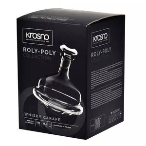 Krosno Roly-Poly Whisky-Karaffe Glas - 20 x 20 x 20 cm