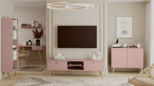 RTV-Schrank TV-Tisch IKON Rosa Hellrosa - Pink