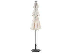 Parasol droit BIBIONE Beige - Noir - Crème