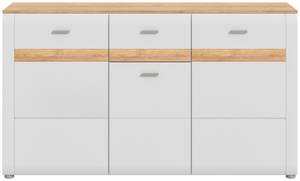 Sideboard Ashton Grau - Holz teilmassiv - 150 x 86 x 43 cm