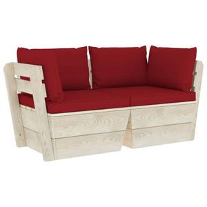 Palettensofa 3016490-1 Rot - Rotbraun