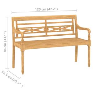 Garten-Lounge-Set Braun - Holzart/Dekor - Holz teilmassiv - 50 x 45 x 90 cm