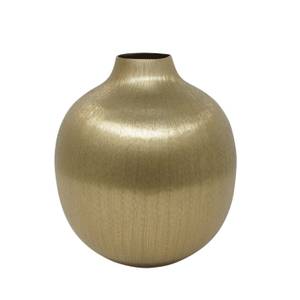 Vase Meliha Gold - Metall - 20 x 22 x 20 cm