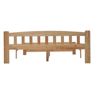 Doppelbett M233-01 Braun - Massivholz - 146 x 55 x 205 cm