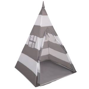 Tipi Spielzelt für Kinder Kunststoff - 100 x 140 x 100 cm