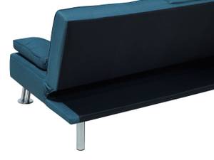 3-Sitzer Sofa ROXEN Blau - Silber