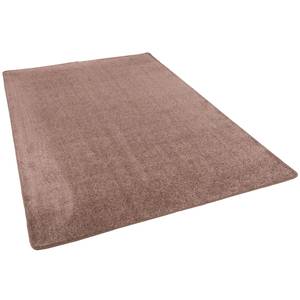 Hochflor Velours Teppich Luna Hellbraun - 80 x 400 cm