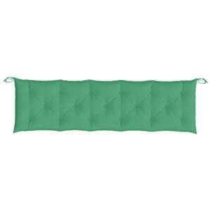 Coussin de banc de jardin Vert - Profondeur : 180 cm