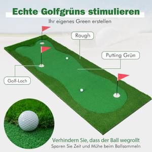 Golfmatte EB50207DE Grün - Kunststoff - 100 x 1 x 300 cm