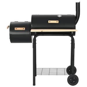 Barbecue au charbon 45365 Noir - Métal - 60 x 113 x 103 cm