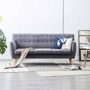 3-Sitzer Sofa 295972 Hellgrau