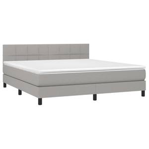 Boxspringbett 3017265-12 Hellgrau - Breite: 160 cm