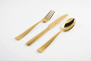 Besteckset Flat 24-teilig Gold - Anzahl Teile im Set: 24