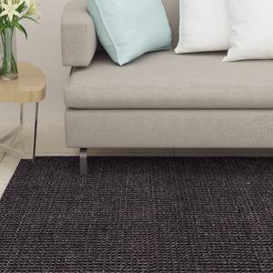 Tapis en sisal 3032244-1 Noir - 80 x 350 cm