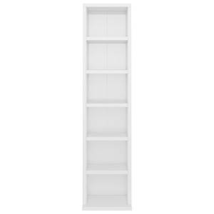 Armoire à cd 298695 Blanc brillant