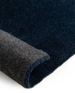 Waschbarer Hochflorteppich Blau - Textil - 80 x 1 x 150 cm
