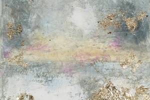 Tableau peint Rockpool Impressions Gris - Bois massif - Textile - 80 x 120 x 4 cm