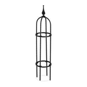 Lot de 2 Trellis 70 cm Noir - Métal - Matière plastique - 15 x 70 x 15 cm