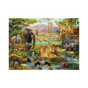 Puzzle Savannah Animals 200 Teile Papier - 27 x 4 x 34 cm