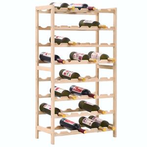 Weinregal 246441 Braun - Massivholz - Holzart/Dekor - 28 x 102 x 58 cm