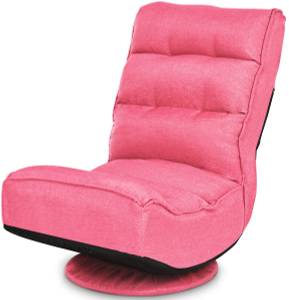 Bodenstuhl 360°drehbar Pink - Textil - 75 x 83 x 58 cm